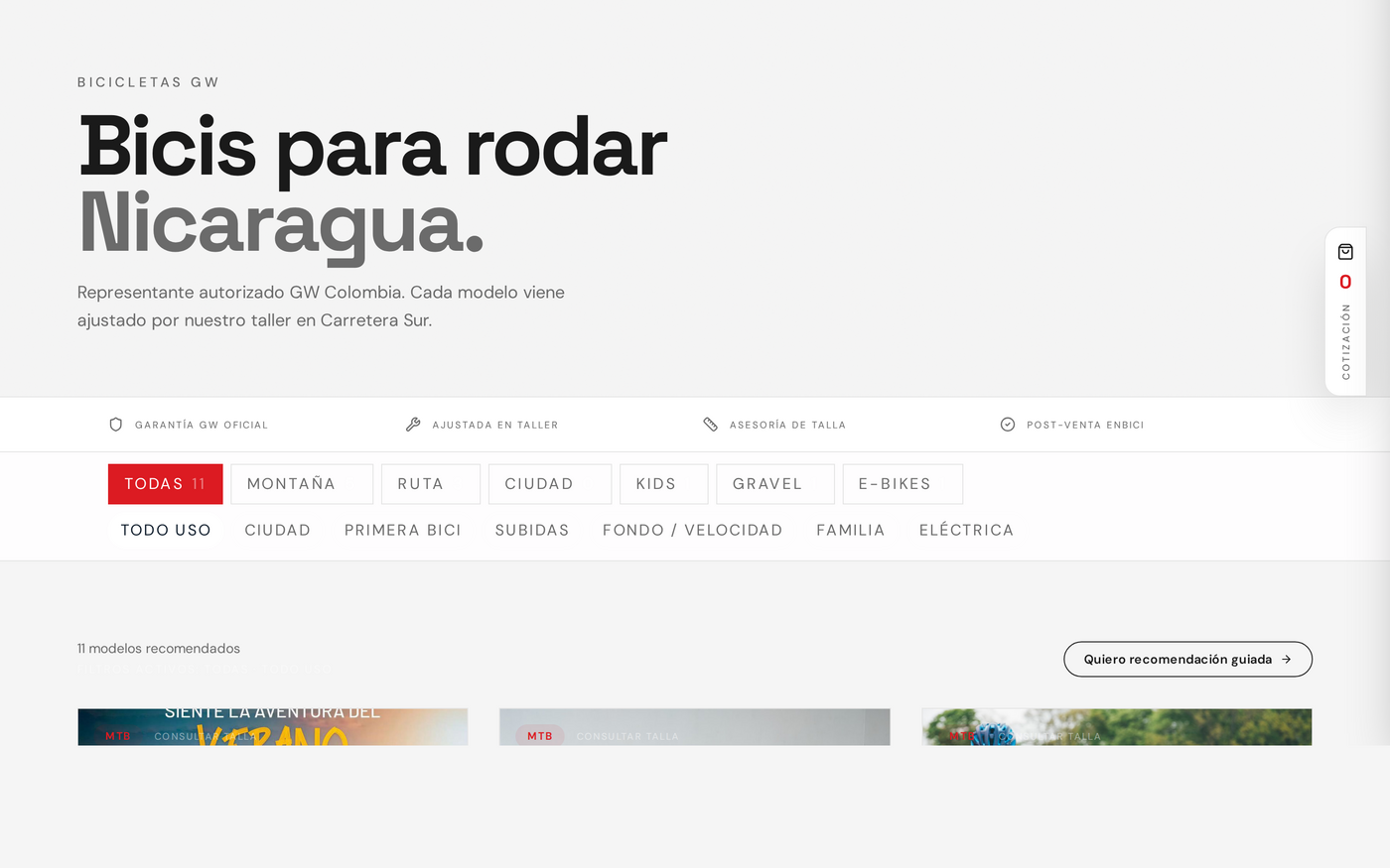 Catálogo Bicicletas